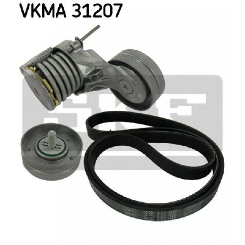 VKMA 31207 SKF Комплект поликлинових ременів (з роликами)
